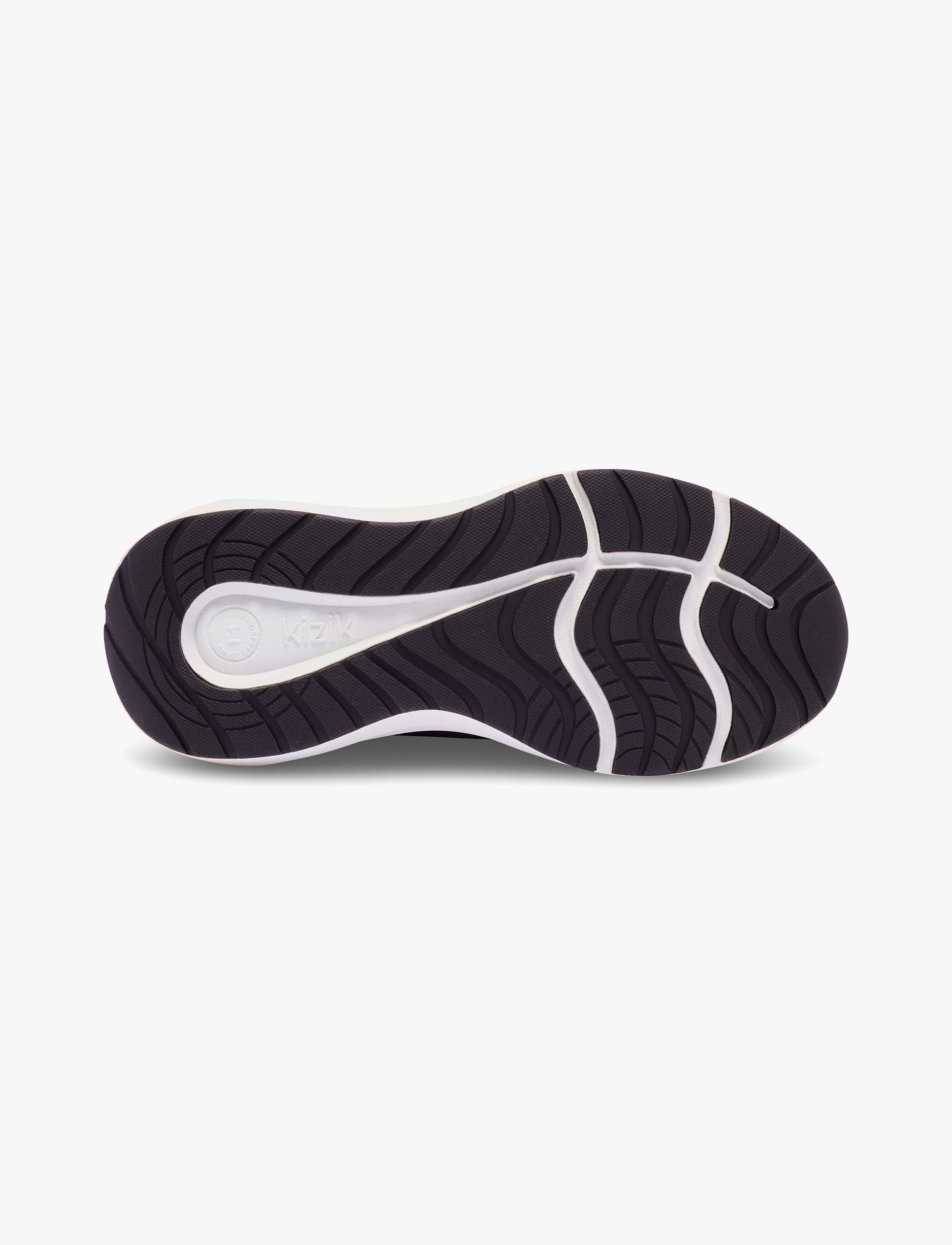 Kizik Women's Athens 2 Wide - נעלי סניקרס קיזיק אתנס רחבות לנשים בצבע שחור/לבן