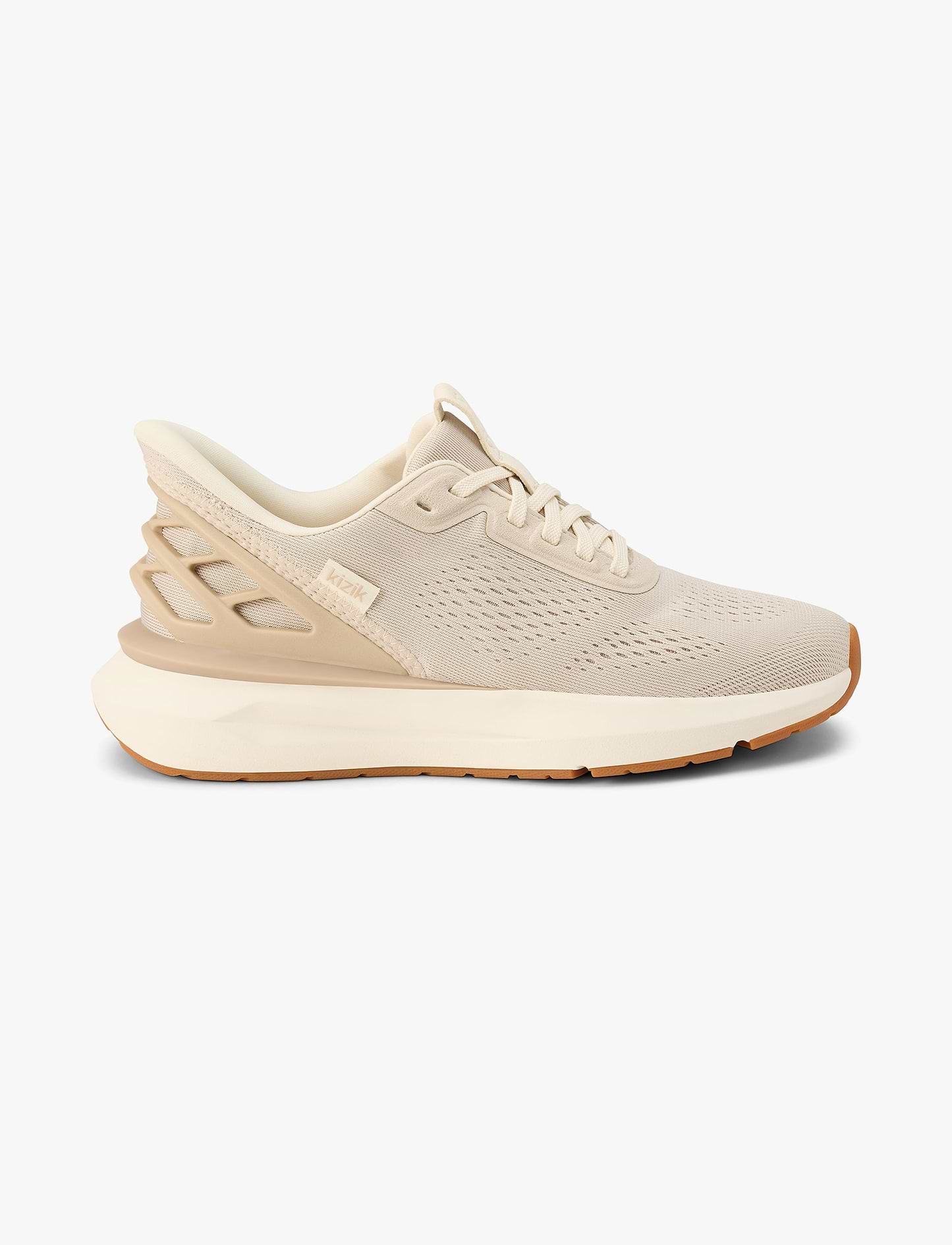 Kizik Women's Athens 2 Wide - נעלי סניקרס קיזיק אתנס רחבות לנשים בצבע שיבולת/פריסטין