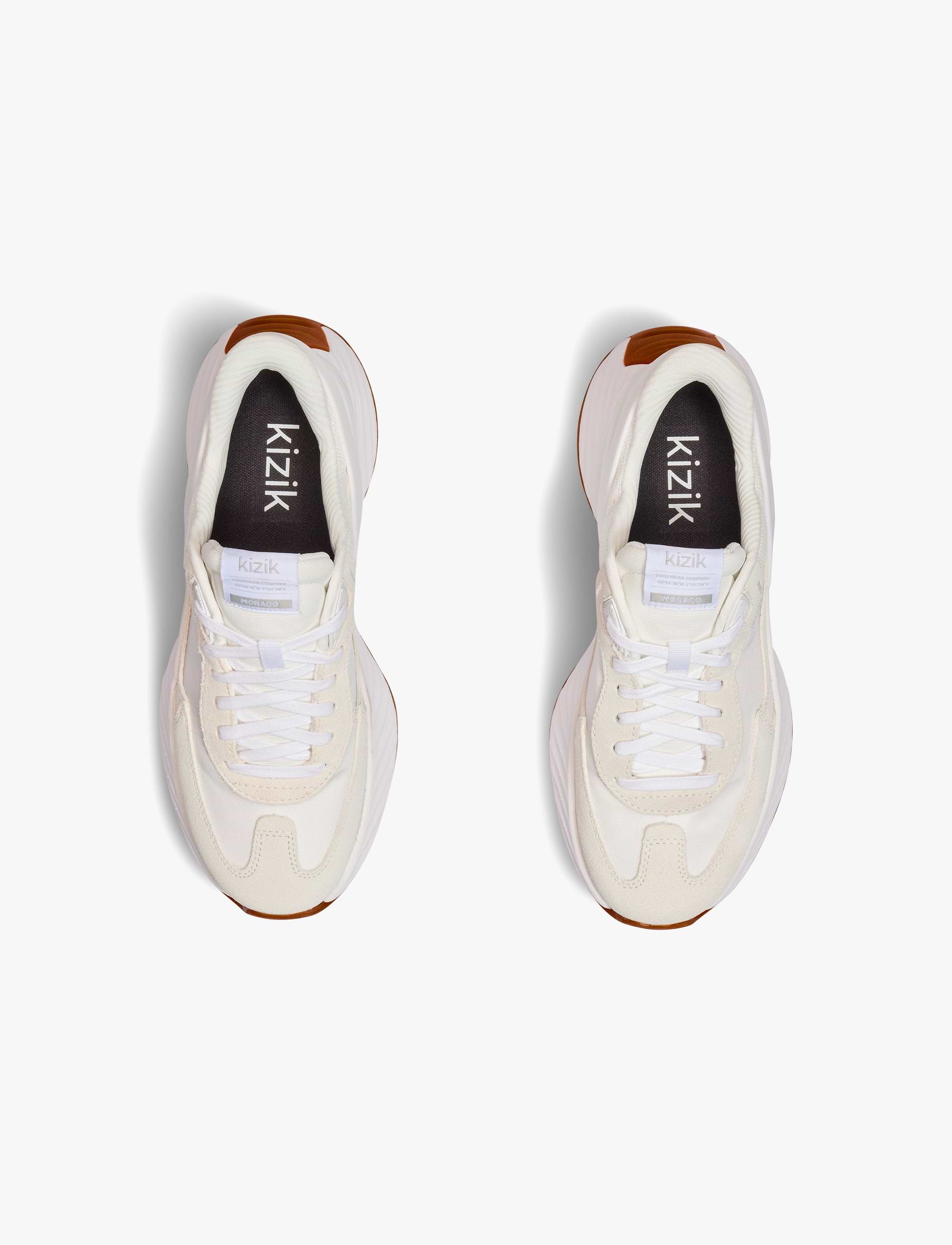 Kizik Monaco Men’s – נעלי סניקרס קיזיק מונקו לגברים בצבע לבן