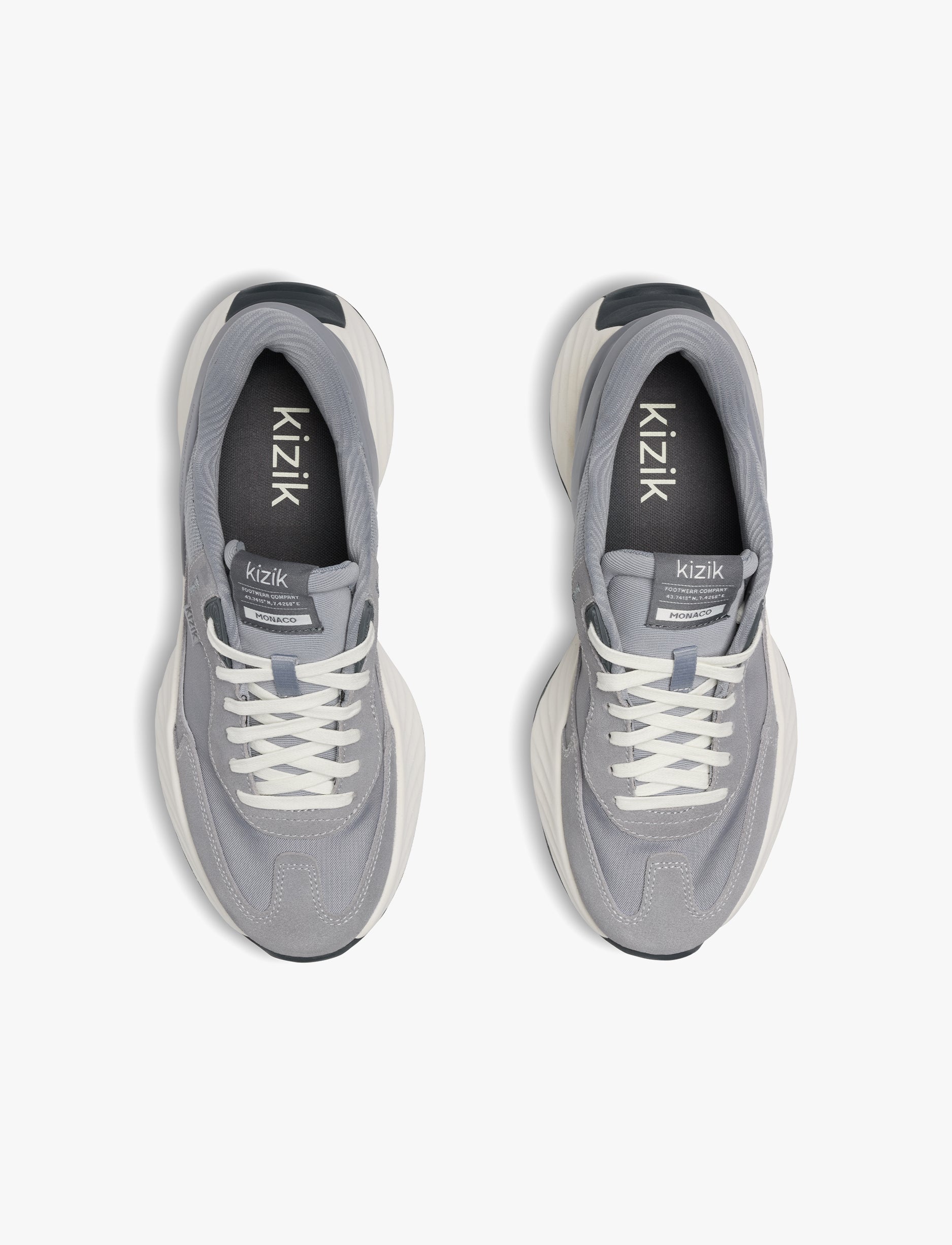 Kizik Monaco Men’s – נעלי סניקרס קיזיק מונקו לגברים בצבע אפור