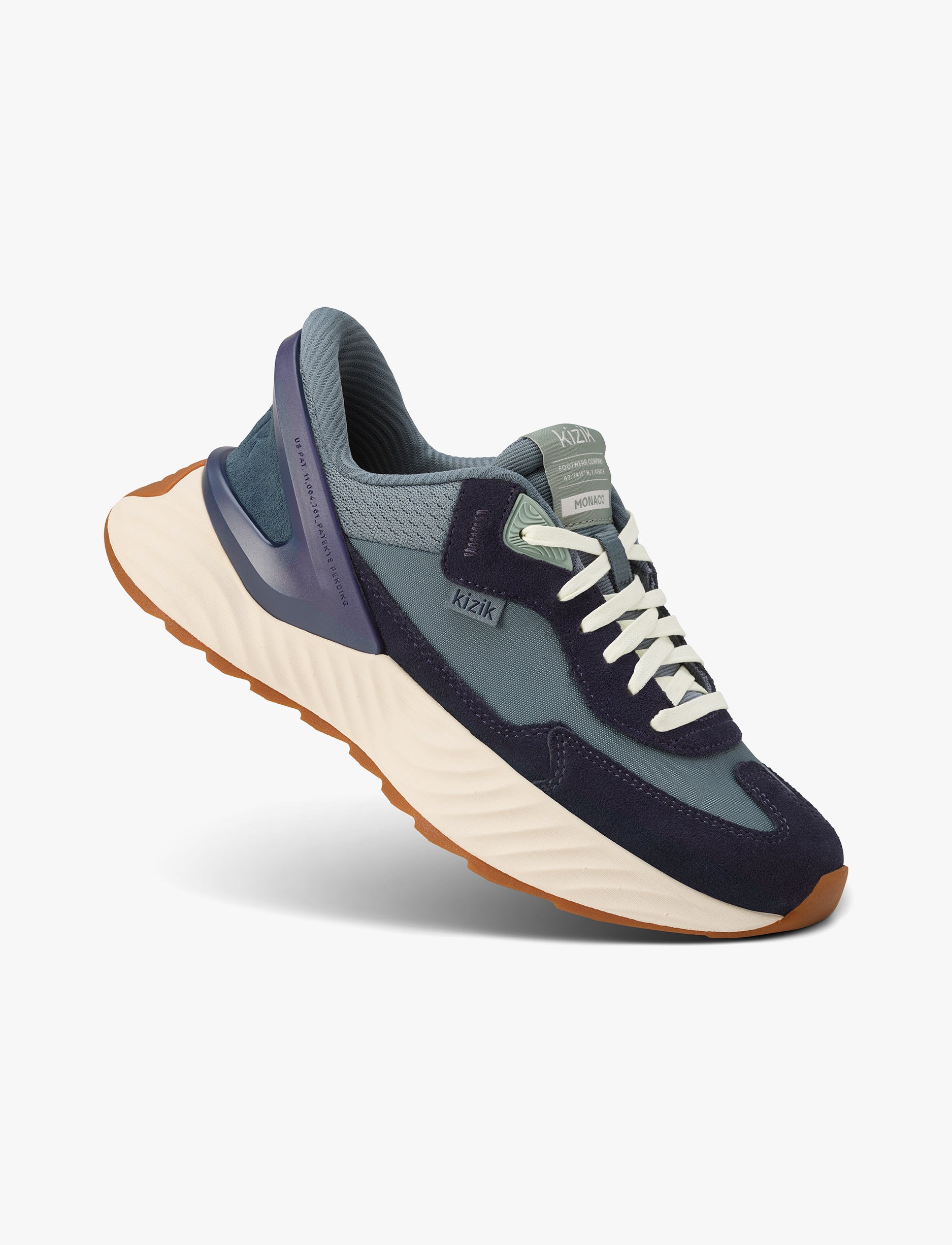 Kizik Women’s Monaco - נעלי סניקרס קיזיק מונקו לנשים בצבע כחול סוער/נייבי