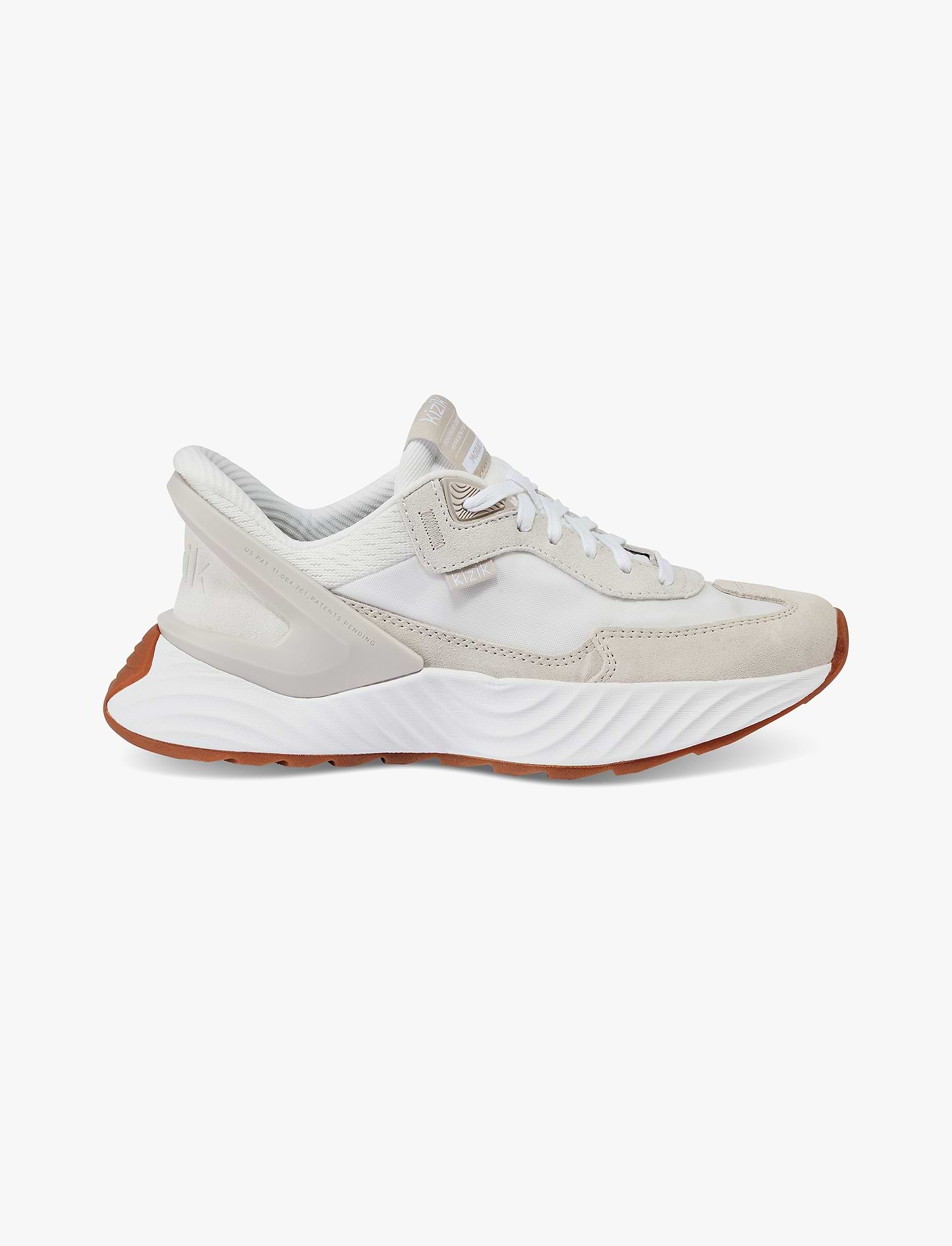Kizik Women’s Monaco - נעלי סניקרס קיזיק מונקו לנשים בצבע לבן/קרן ירח