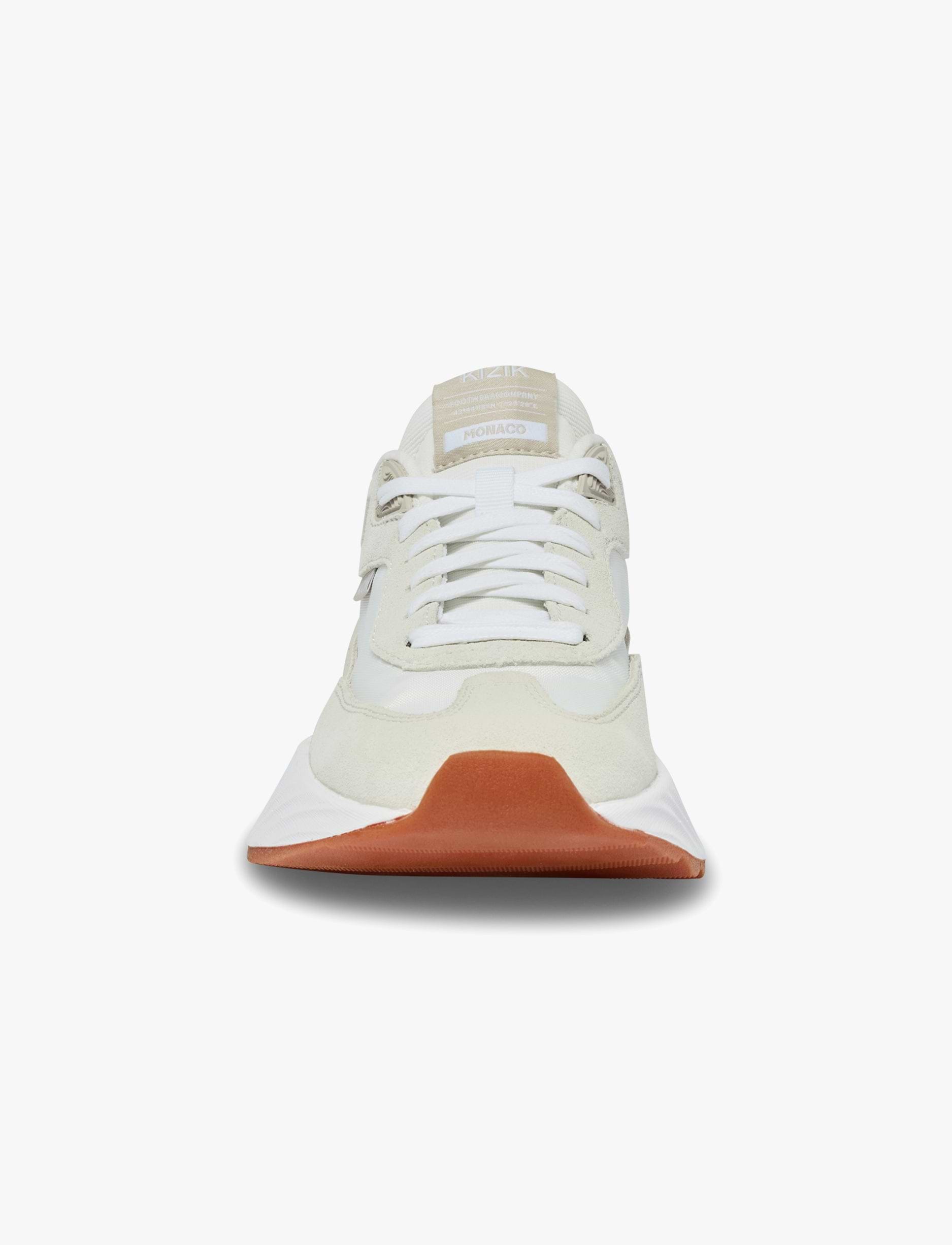 Kizik Women’s Monaco - נעלי סניקרס קיזיק מונקו לנשים בצבע לבן/קרן ירח