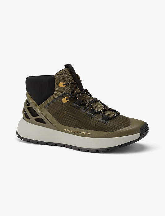 Kizik Men’s Wasatch Mid - נעלי טיולים קיזיק לגברים בצבע זית כהה/אפרפר
