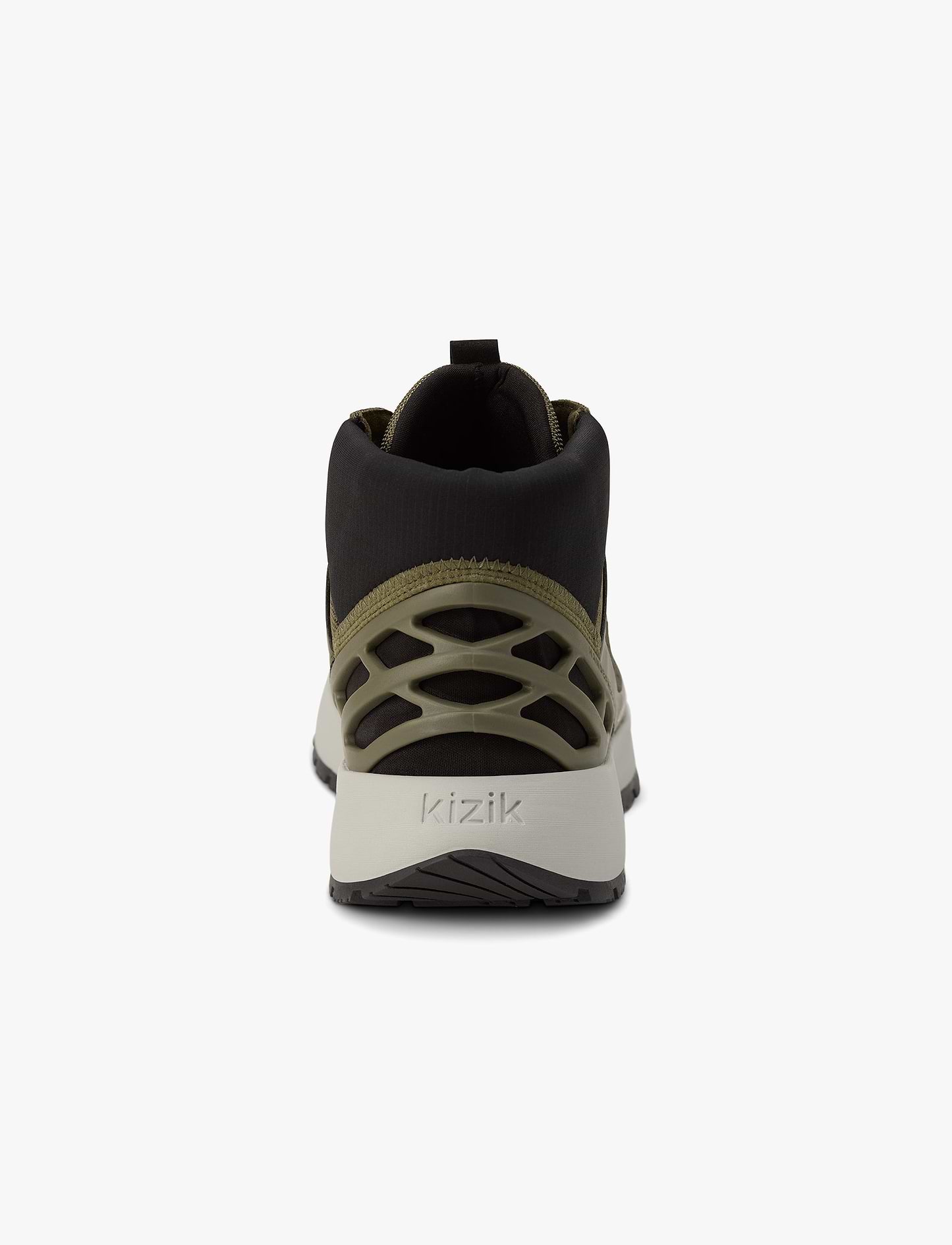 Kizik Men’s Wasatch Mid - נעלי טיולים קיזיק לגברים בצבע זית כהה/אפרפר