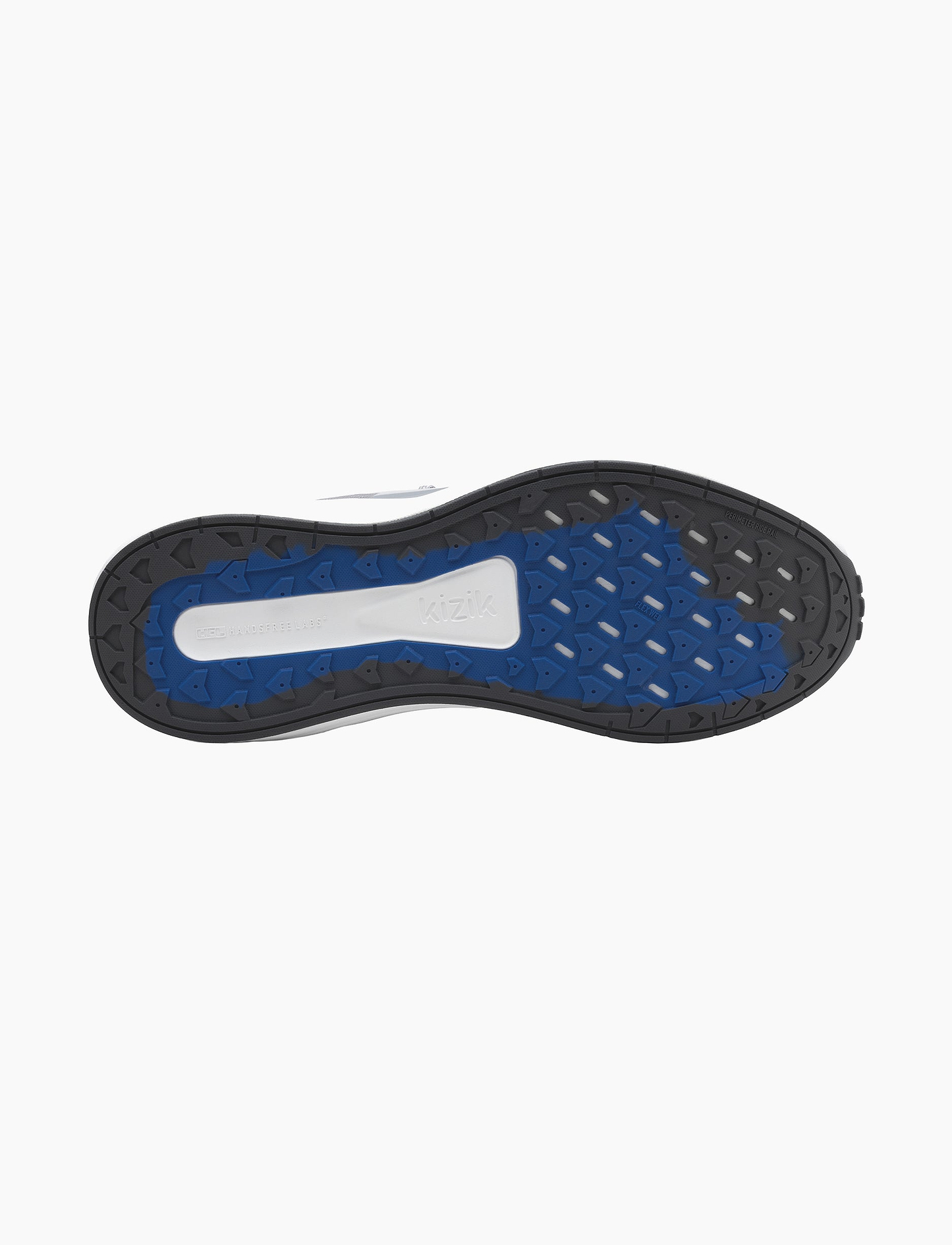 Kizik Men's Freedom Run Wide - נעלי ספורט קיזיק פרידום רחבות לגברים בצבע אפור/לבן