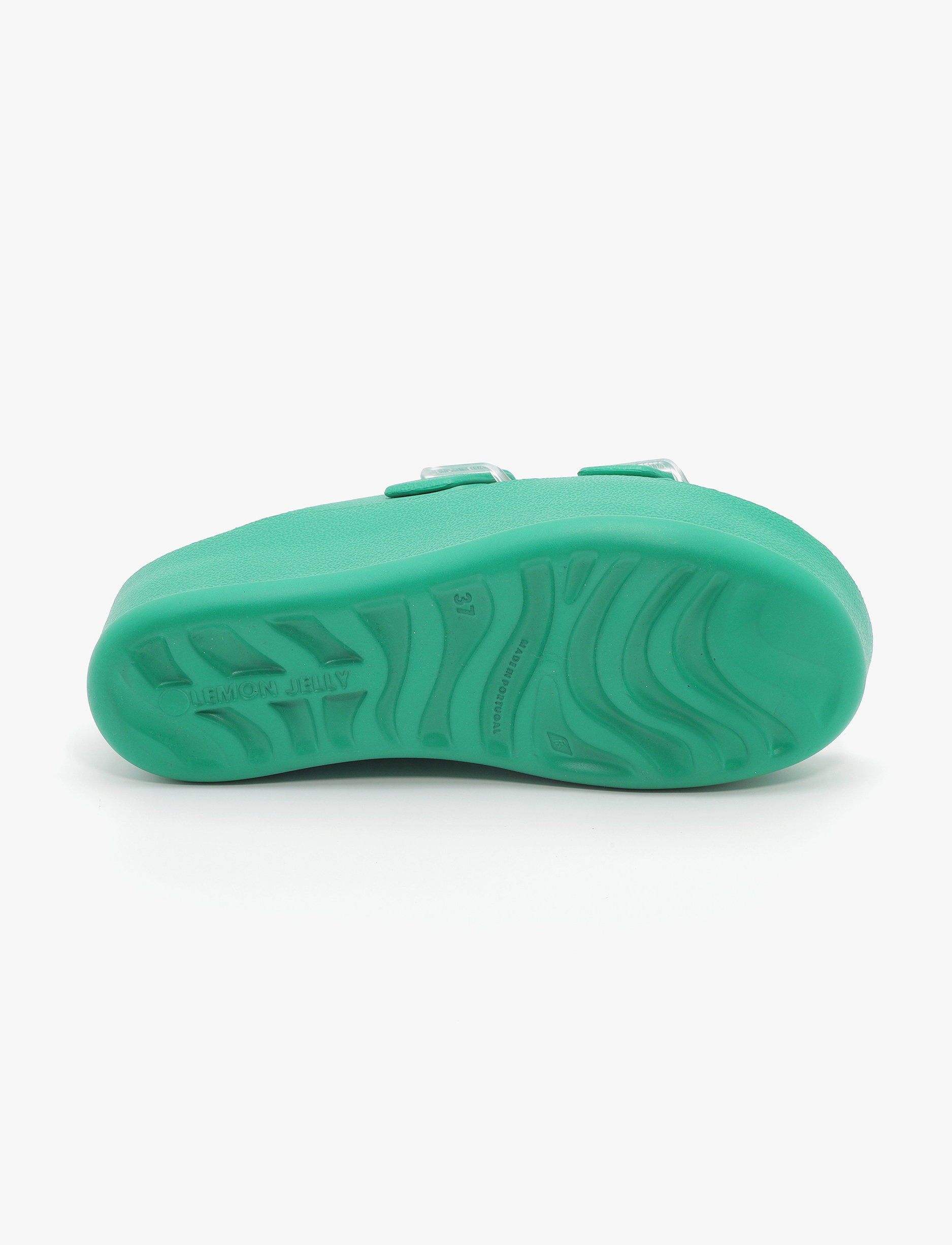 Lemon Jelly Fenix Slide -כפכפי פלטפורמה למון ג'ילי עם שתי רצועות אבזם לנשים
