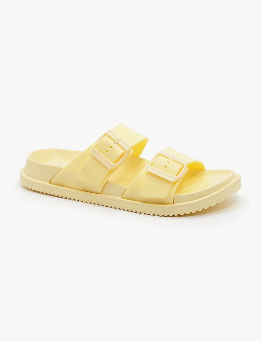 Lemon Jelly Elise Slide - כפכפי סלייד לנשים למון ג'ילי דגם אליס בצבע צהוב