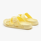 Lemon Jelly Elise Slide - כפכפי סלייד לנשים למון ג'ילי דגם אליס בצבע צהוב