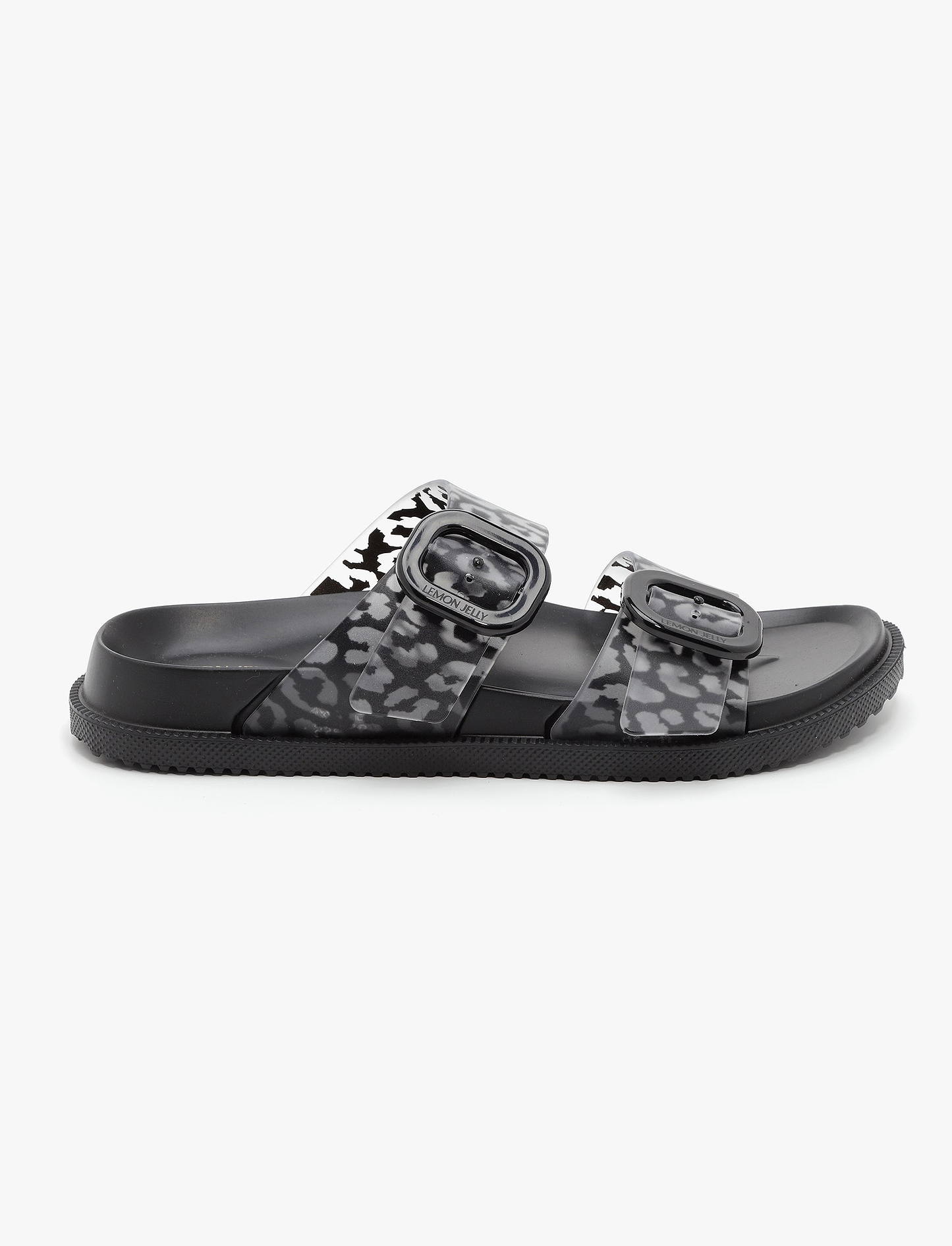 Lemon Jelly Elise Feline Slide - כפכפי סלייד לנשים למון ג'ילי דגם אליס פלין בצבע שחור