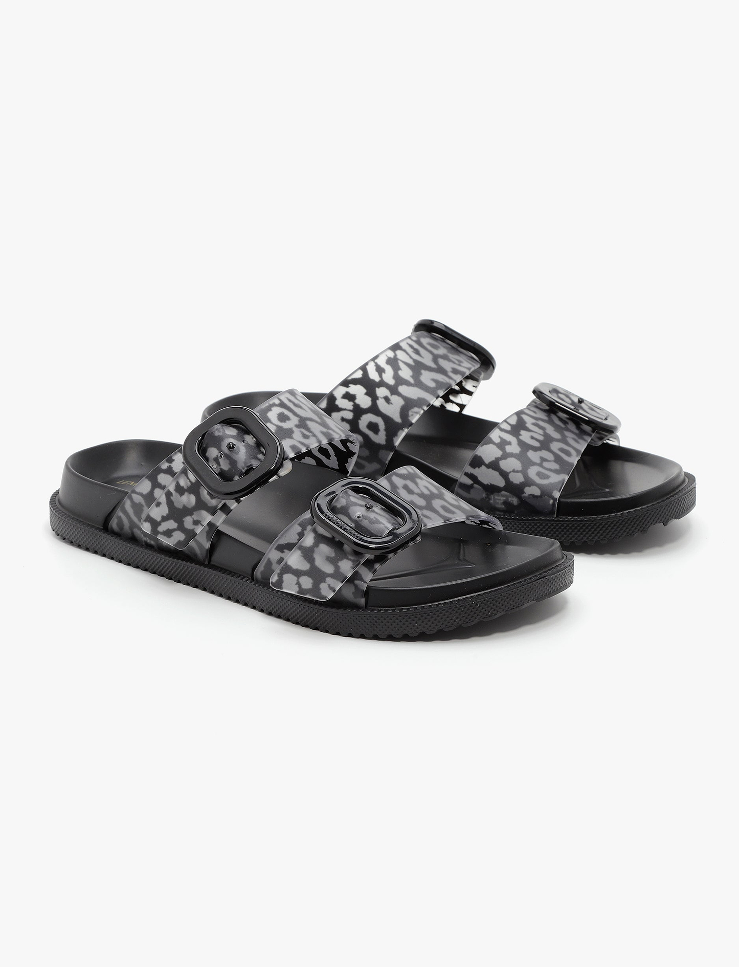 Lemon Jelly Elise Feline Slide - כפכפי סלייד לנשים למון ג'ילי דגם אליס פלין בצבע שחור