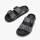 Lemon Jelly Elise Feline Slide - כפכפי סלייד לנשים למון ג'ילי דגם אליס פלין בצבע שחור