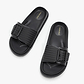 Lemon Jelly Zelie Slide - כפכפי סלייד לנשים למון ג'ילי דגם זלי בצבע שחור
