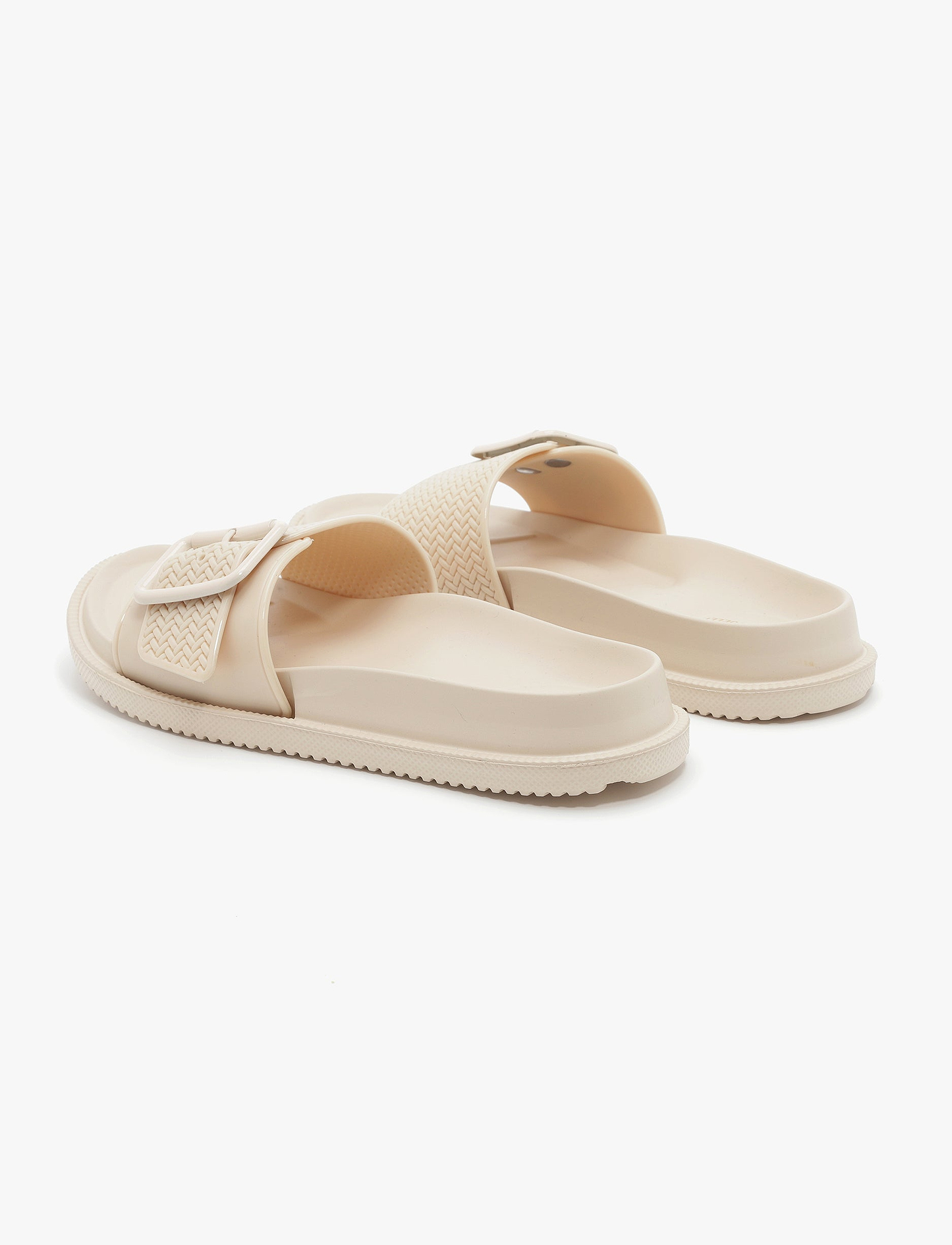 Lemon Jelly Zelie Slide - כפכפי סלייד לנשים למון ג'ילי דגם זלי בצבע בז' מדבר
