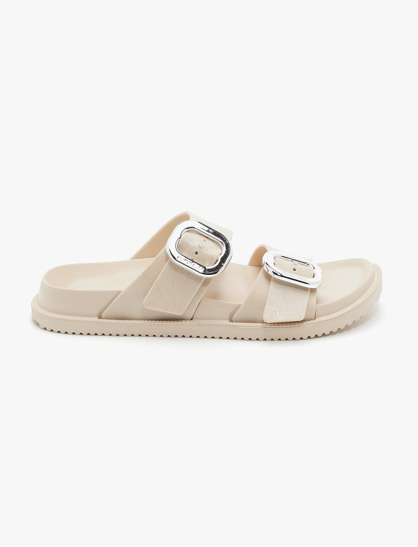 Lemon Jelly Elise Glitter Slide - כפכפי סלייד גליטר לנשים למון ג'ילי דגם אליס בצבע בז'