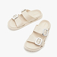 Lemon Jelly Elise Glitter Slide - כפכפי סלייד גליטר לנשים למון ג'ילי דגם אליס בצבע בז'