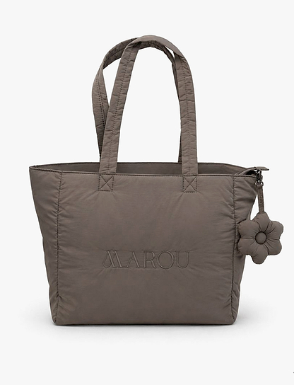 Marou Tote - תיק צד נשים מרו דגם 007 בצבע מוקה כהה