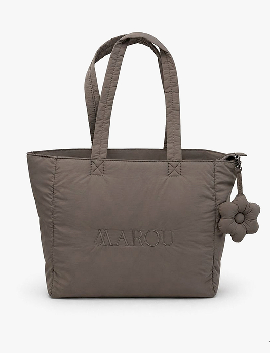 Marou Tote - תיק צד נשים מרו דגם 007 בצבע מוקה כהה