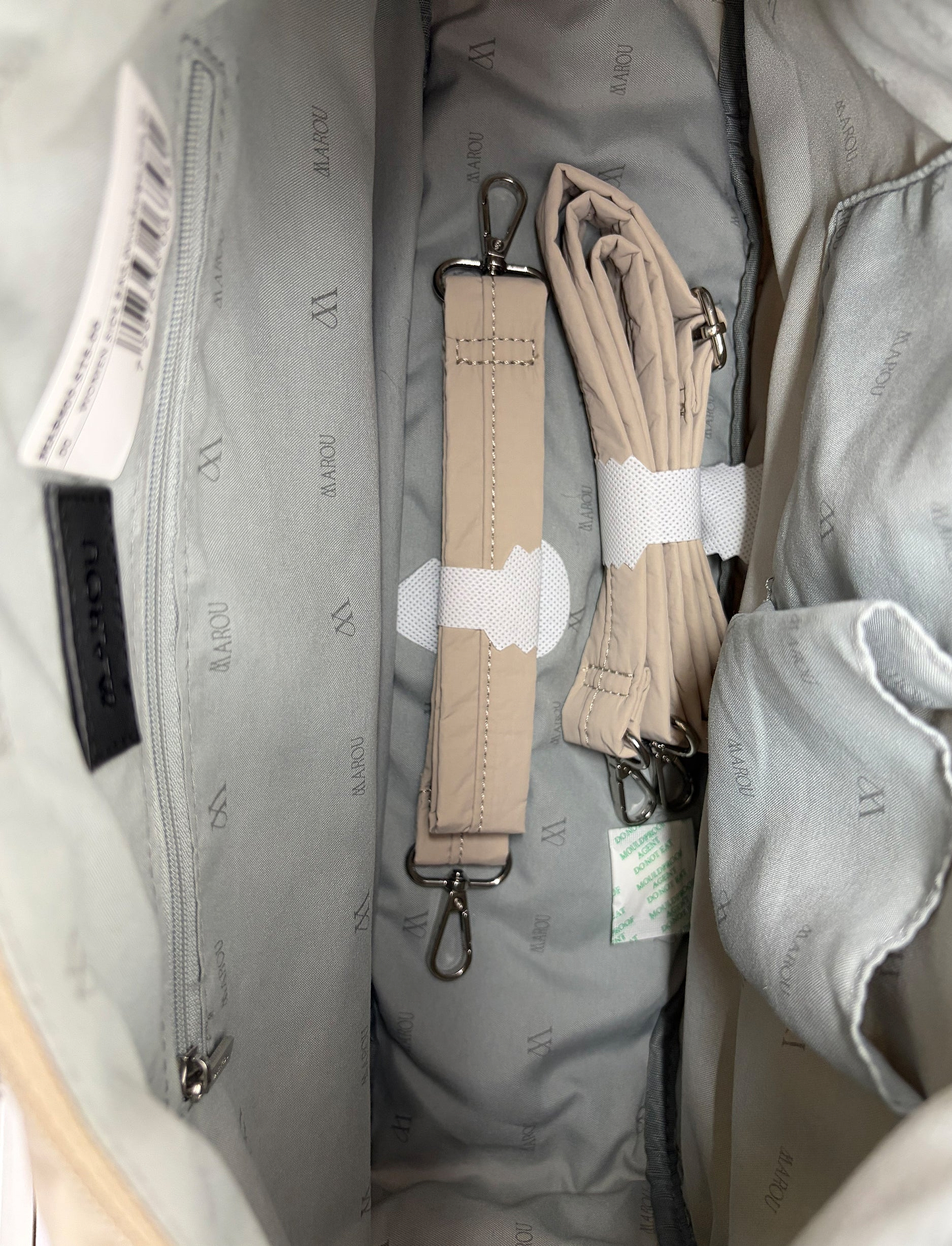Marou Women Side Bag - תיק צד נשים מרו דגם 409 בצבע בז' בהיר