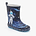 Rain Boot Mighty Kids – מגפי גומי מייטי לילדים בהדפס אסטרונאוט בצבע נייבי