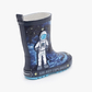 Rain Boot Mighty Kids – מגפי גומי מייטי לילדים בהדפס אסטרונאוט בצבע נייבי