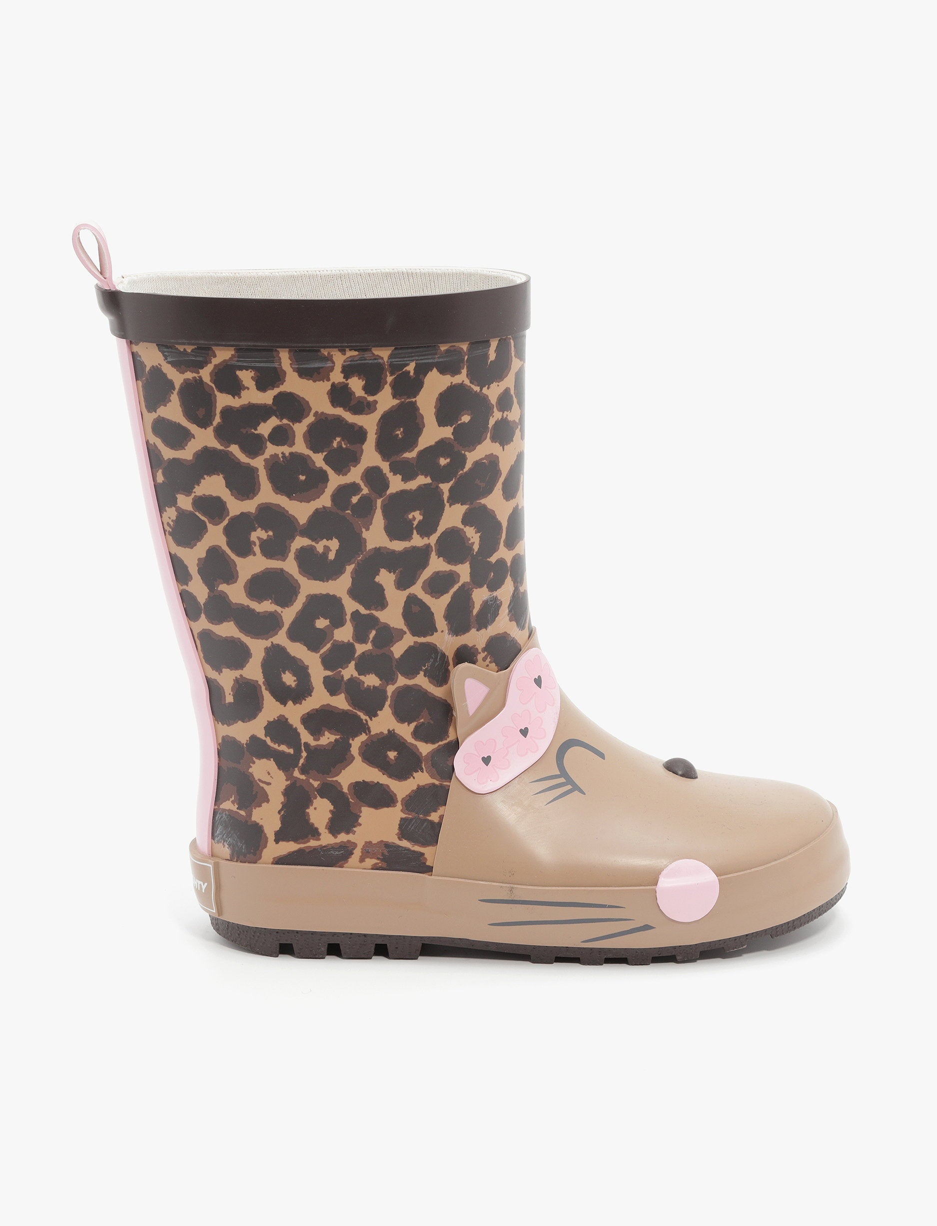 Rain Boot Mighty Kids – מגפי גומי מייטי לילדים בהדפס חתלתול מנומר