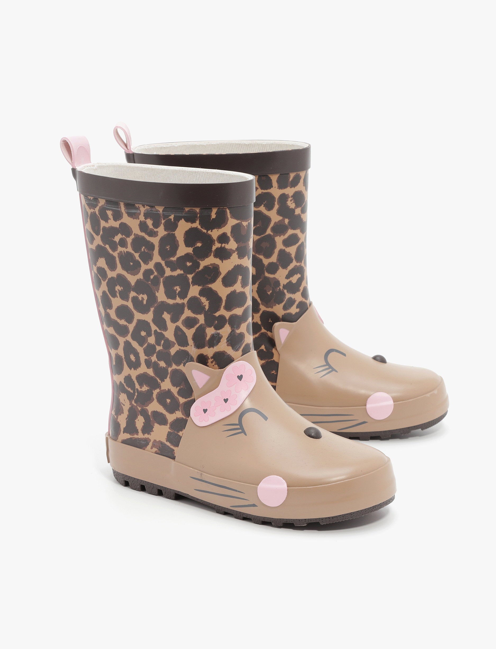 Rain Boot Mighty Kids – מגפי גומי מייטי לילדים בהדפס חתלתול מנומר