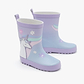 Rain Boot Mighty – מגפי גומי מייטי לילדים בהדפס חד קרן לבנדר