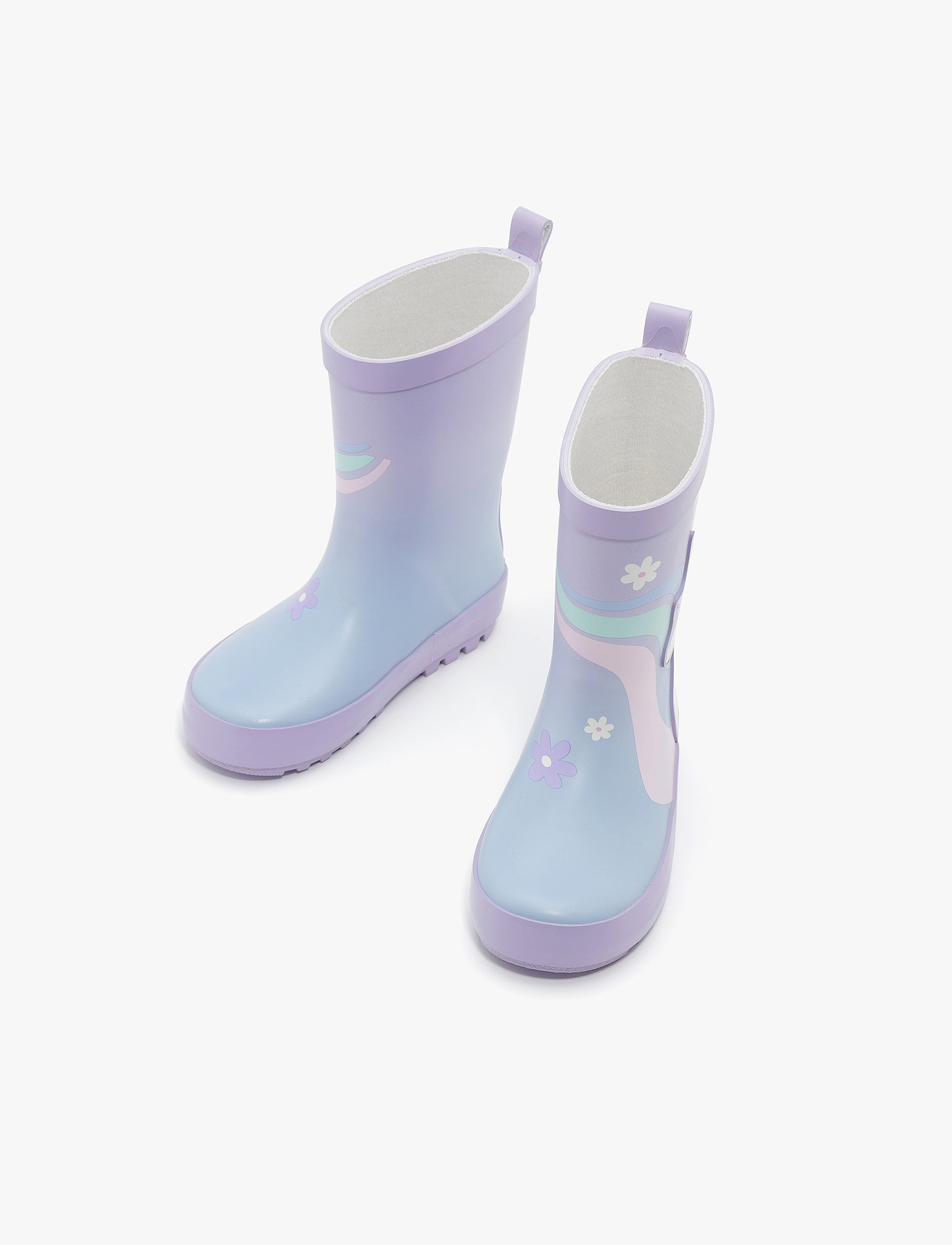 Rain Boot Mighty – מגפי גומי מייטי לילדים בהדפס חד קרן לבנדר