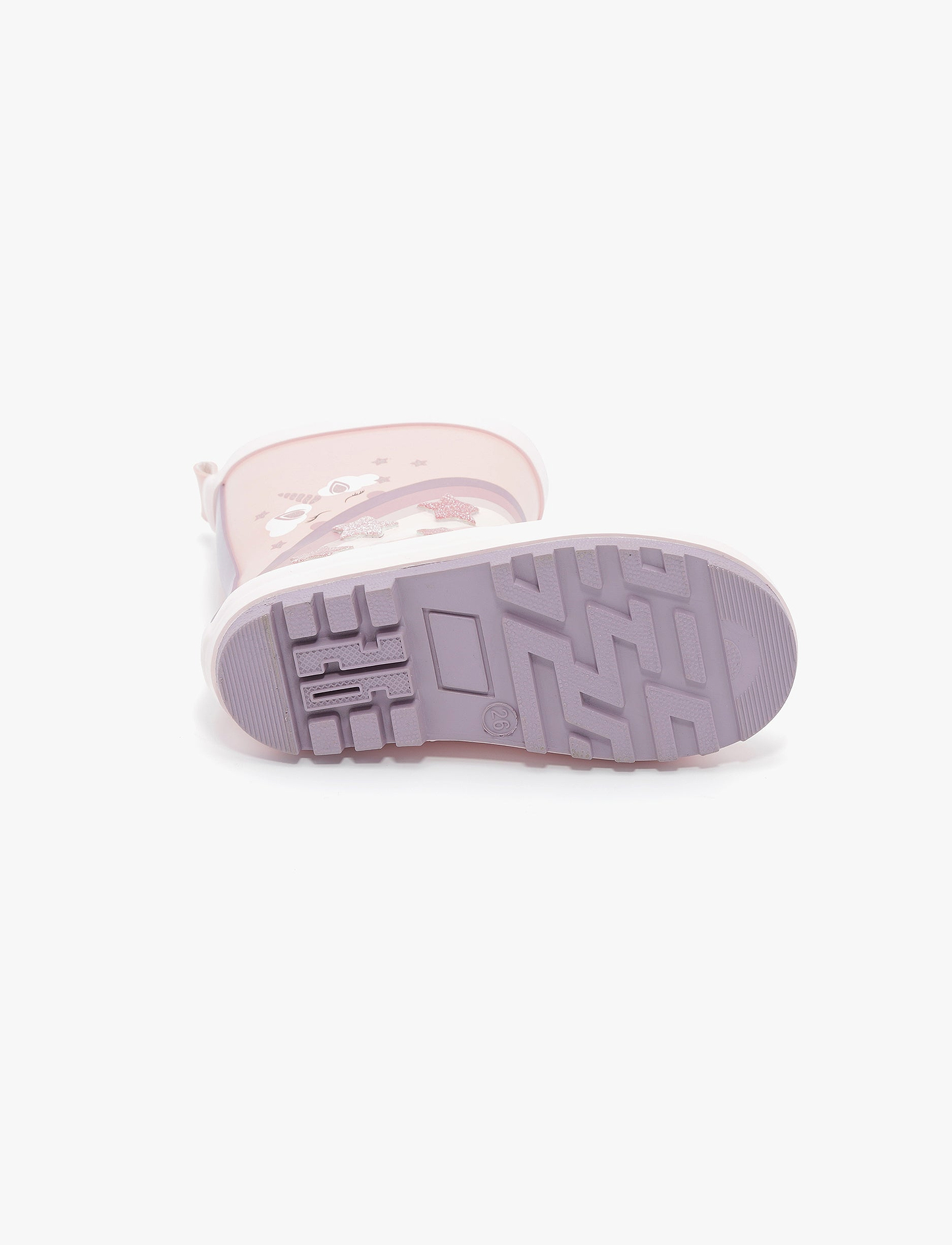 Rain Boot Mighty – מגפי גומי מייטי לילדים בהדפס קשת כוכבים ורוד