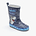 Rain Boot Mighty – מגפי גומי מייטי לילדים בהדפס כריש נייבי