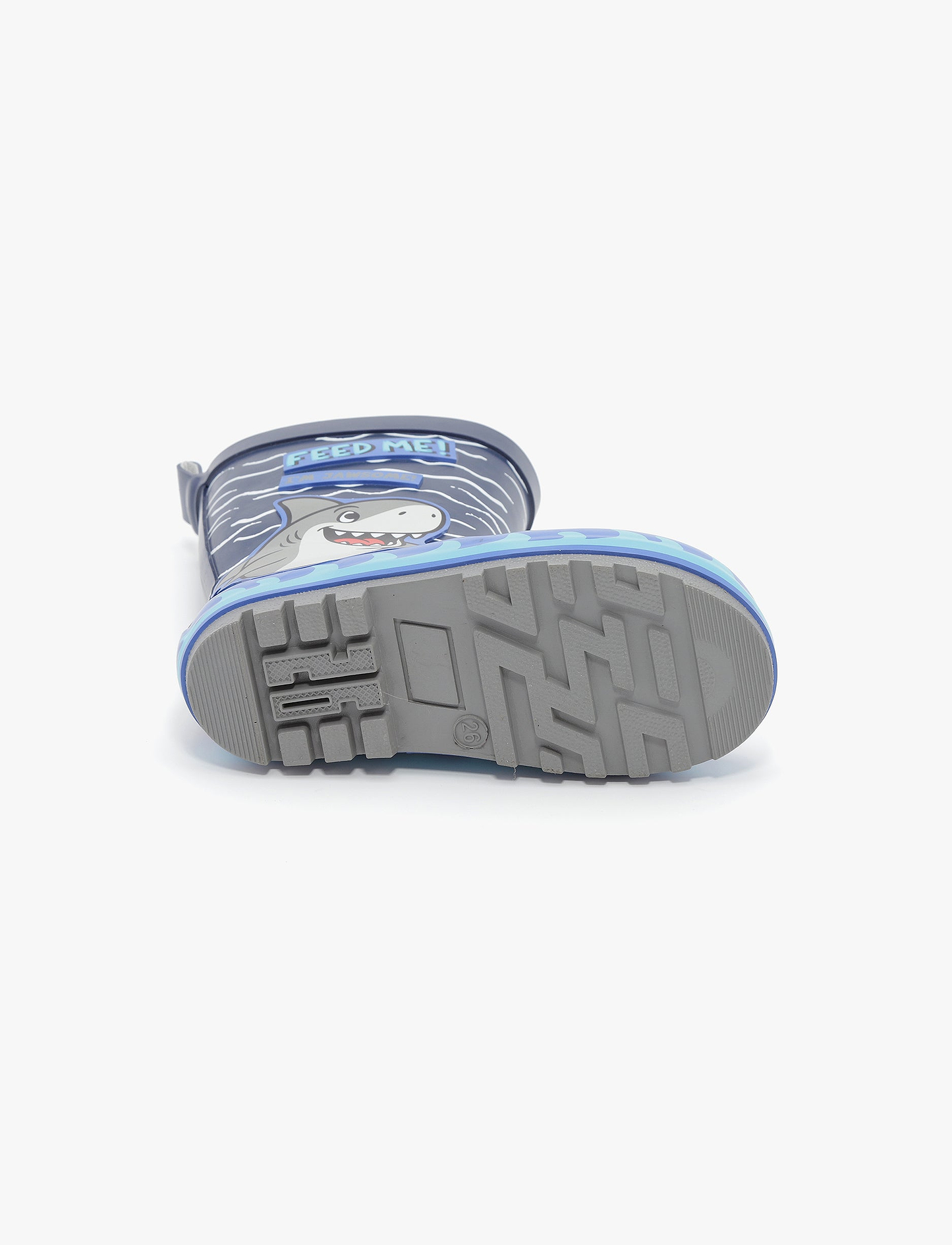 Rain Boot Mighty – מגפי גומי מייטי לילדים בהדפס כריש נייבי