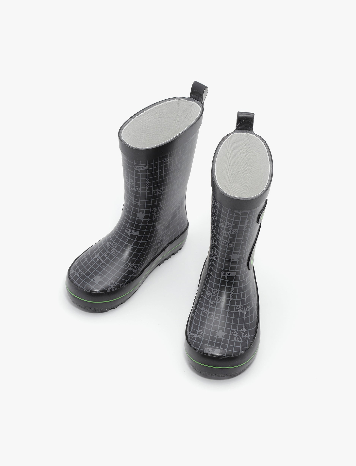 Rain Boot Mighty – מגפי גומי מייטי לילדים בהדפס גיימר שחור