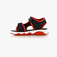 Mighty - סנדלי מייטי ספיידרמן עם אורות לבנים בצבע שחור/אדום