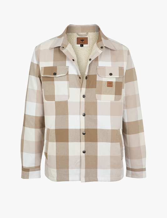 Nordblue Osborn Flannel Jacket - ג'קט פלנל עם פרווה נורדבלו לגברים