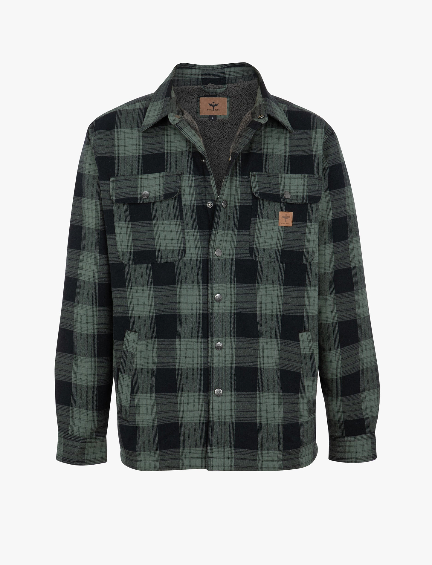 Nordblue Osborn Flannel Jacket - ג'קט פלנל עם פרווה נורדבלו לגברים