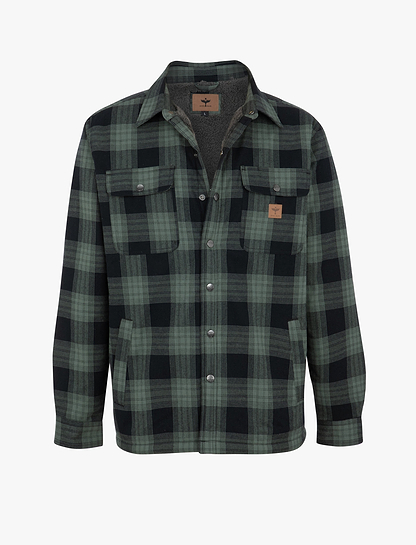 Nordblue Osborn Flannel Jacket - ג'קט פלנל עם פרווה נורדבלו לגברים