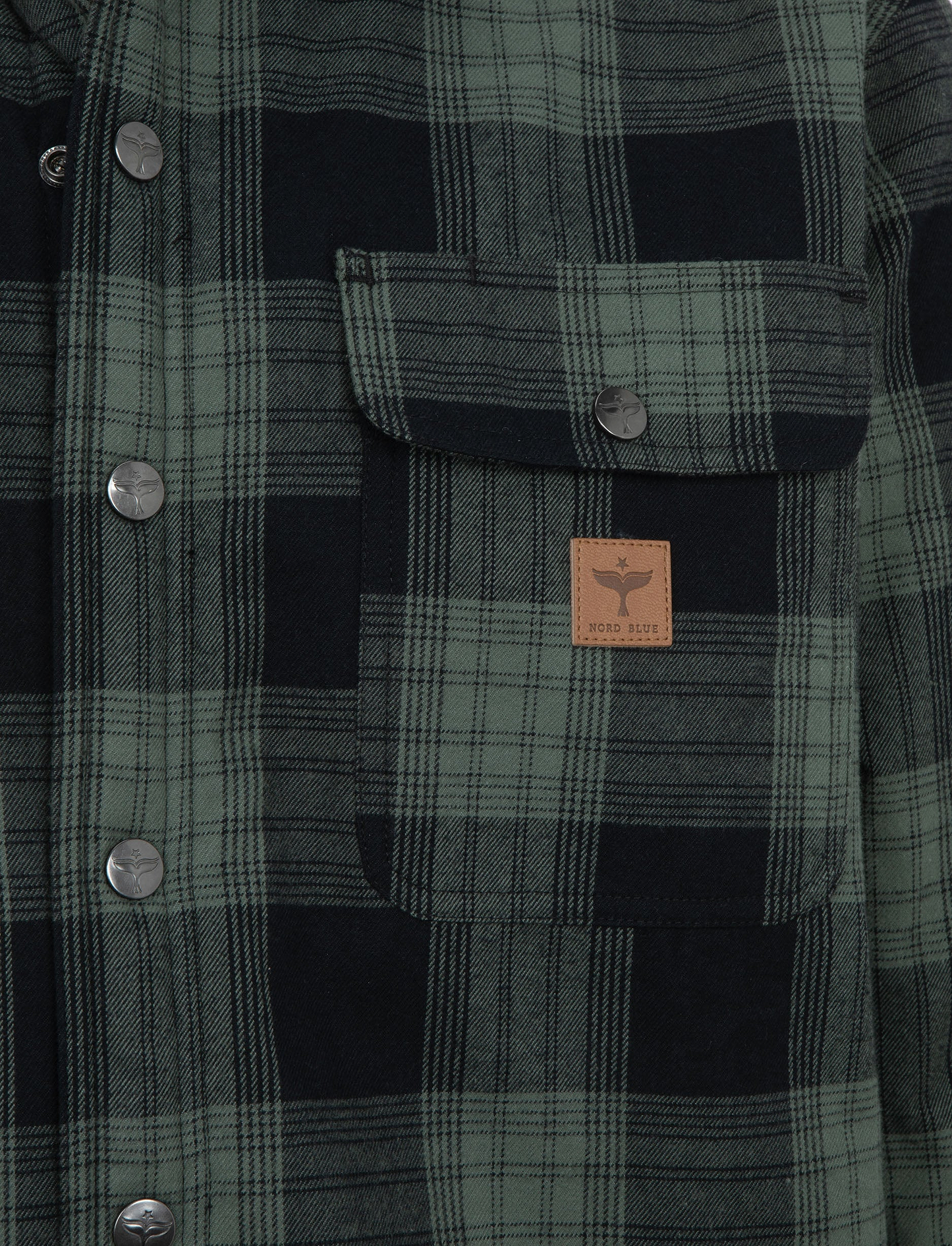 Nordblue Osborn Flannel Jacket - ג'קט פלנל עם פרווה נורדבלו לגברים