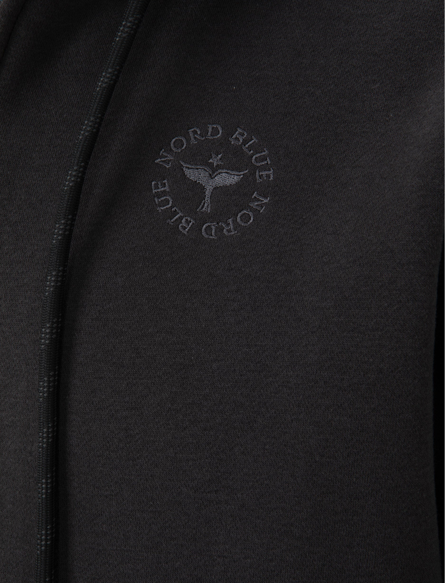 Nordblue Jay Hooded Zipper Sweatshirt - סווטשירט קפוצ'ון עם רוכסן נורדבלו לגברים