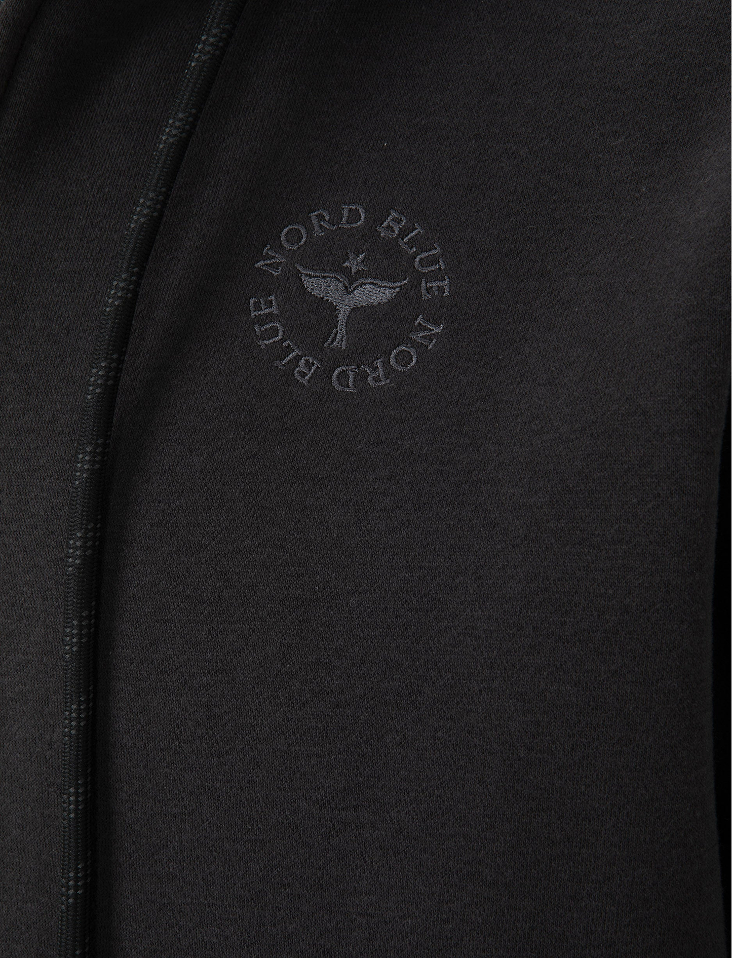 Nordblue Jay Hooded Zipper Sweatshirt - סווטשירט קפוצ'ון עם רוכסן נורדבלו לגברים