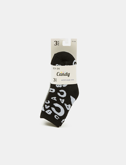Candy 3 Pack Socks - מארז 3 זוגות גרבי קנדי