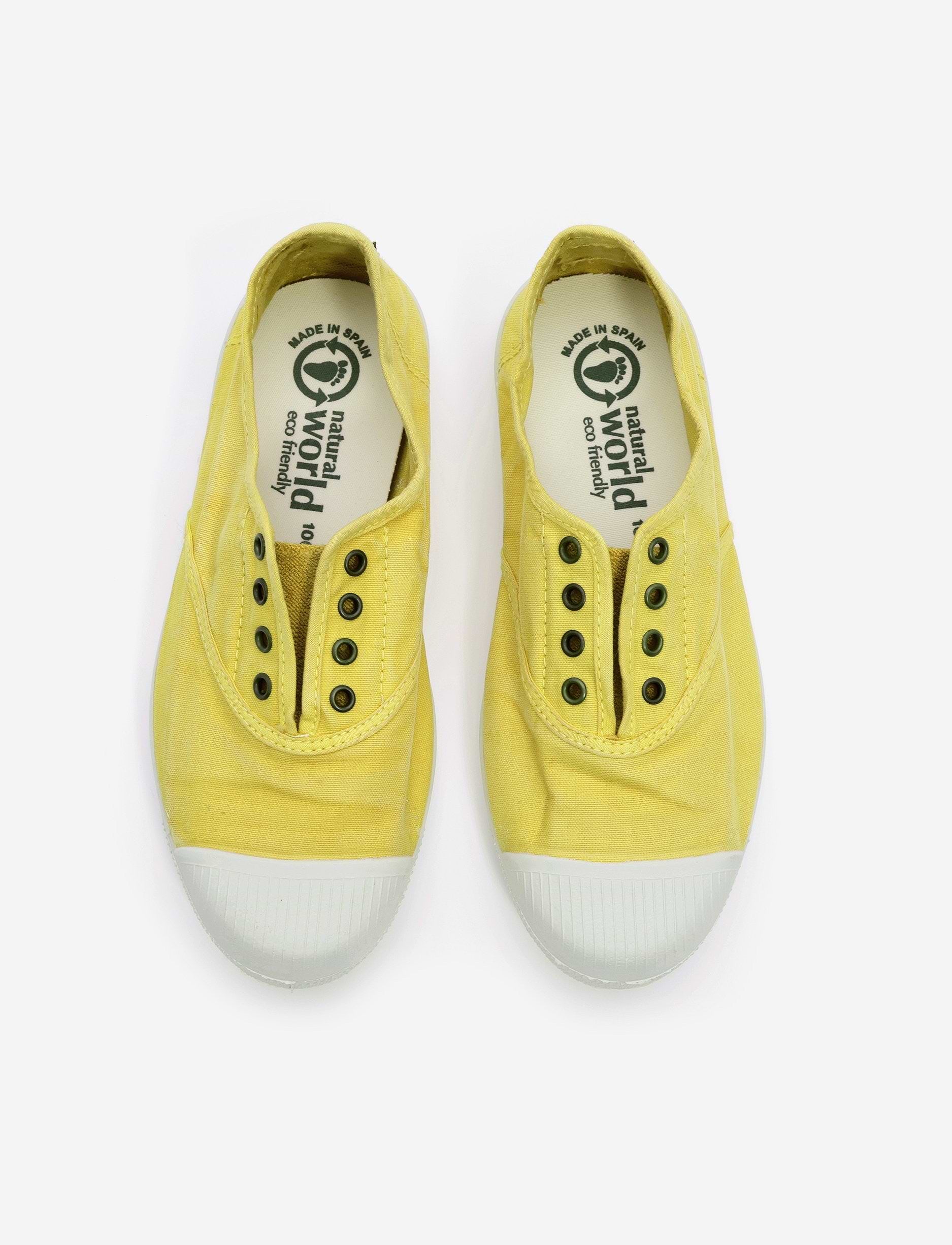 Natural World 102 Elestico Central - סניקרס קנבס לנשים נטורל-וורלד