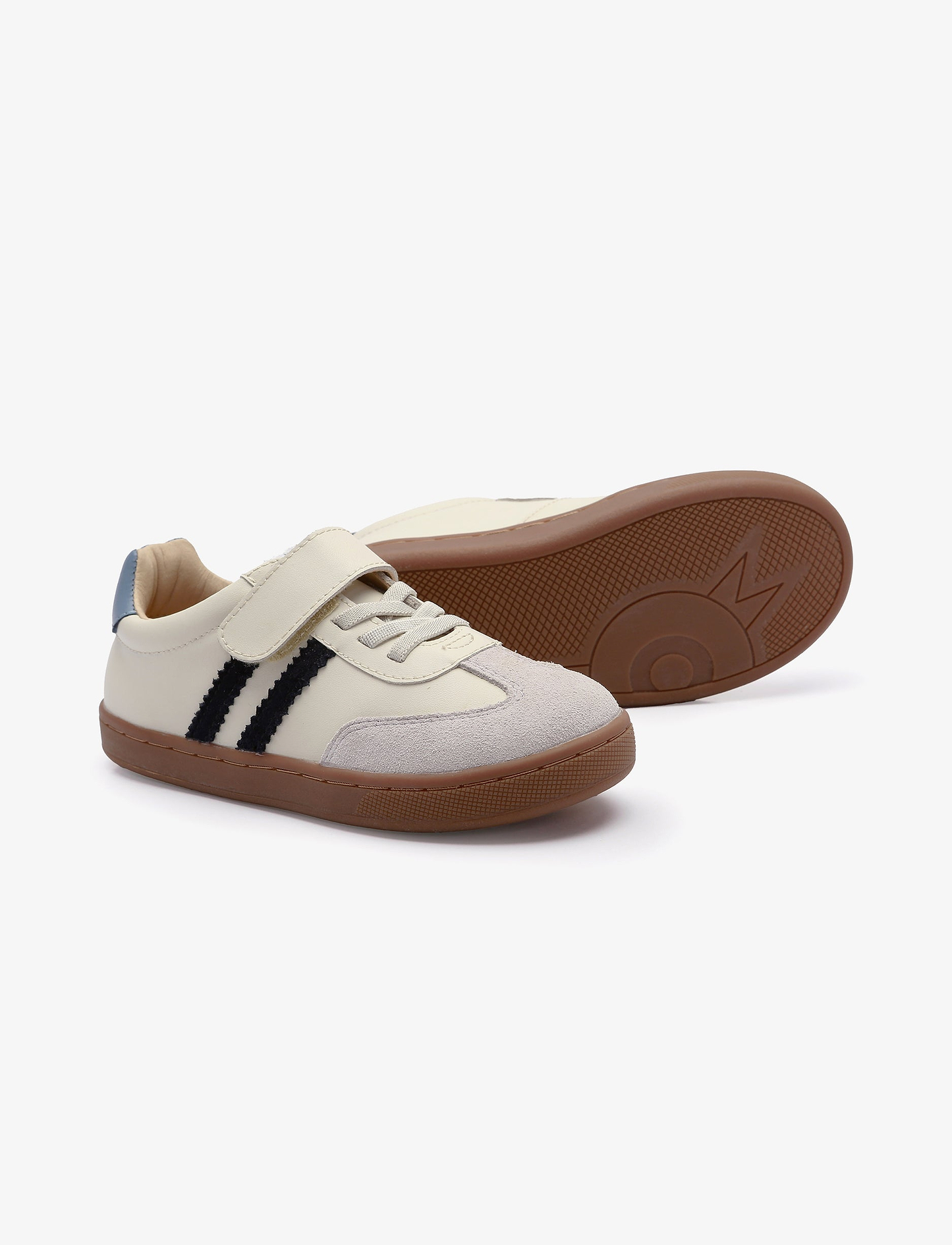 Oldsoles Ace Runner - נעלי סניקרס אולדסולס לילדים בצבע בז' מלוכלך