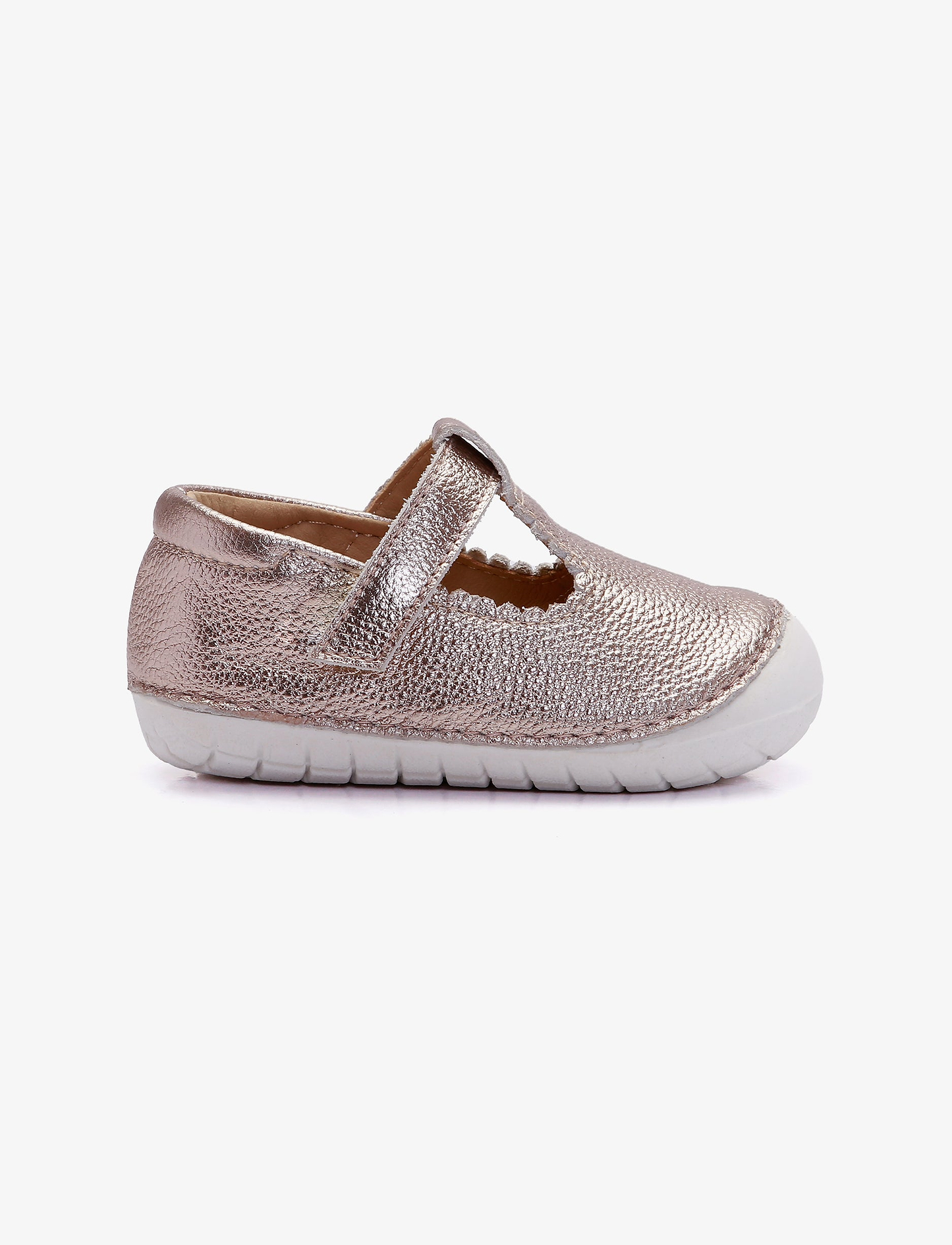 Oldsoles Pave Classic-T - נעלי בובה צעד ראשון אולדסולס לילדים בצבע מטאל ליצ'י