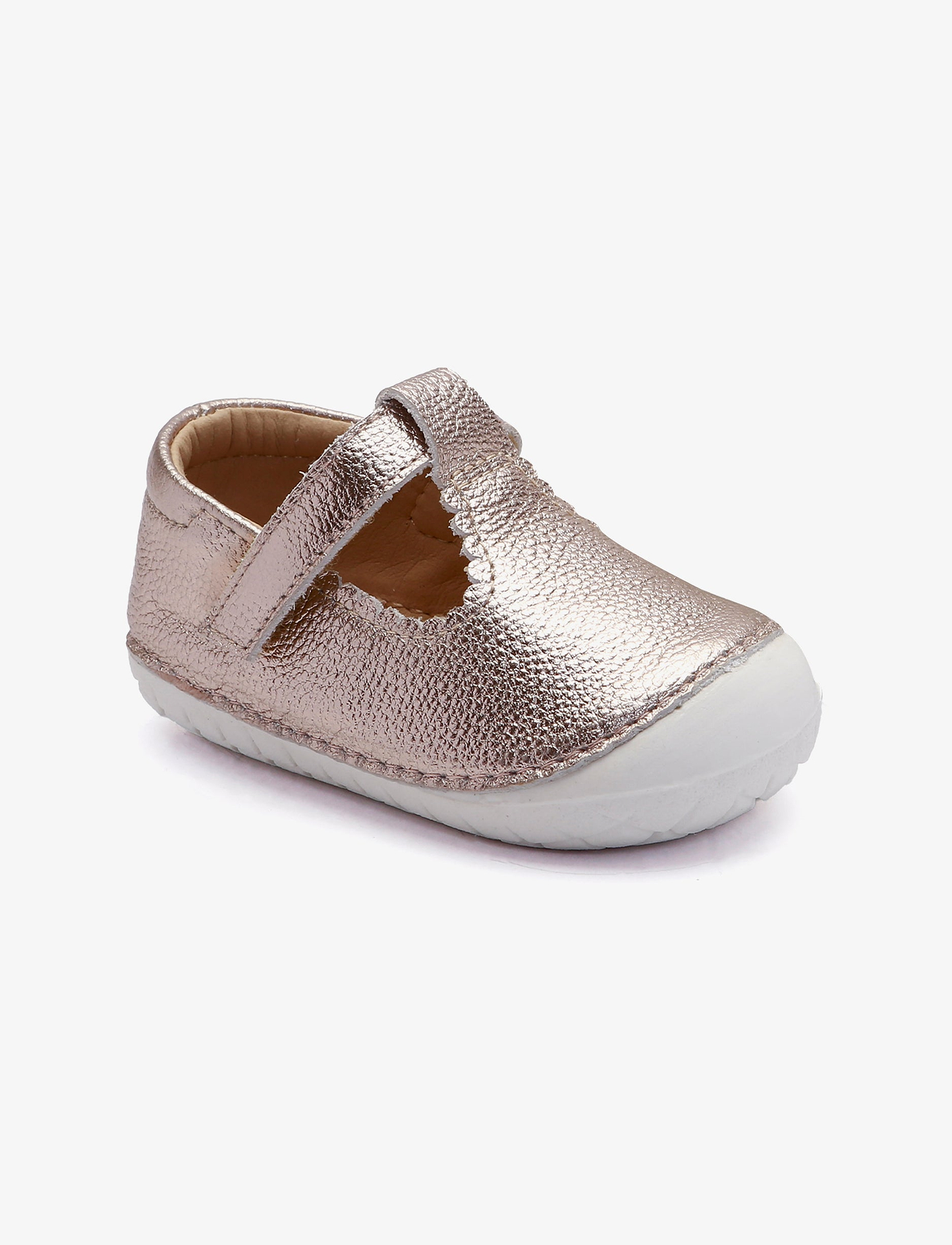 Oldsoles Pave Classic-T - נעלי בובה צעד ראשון אולדסולס לילדים בצבע מטאל ליצ'י