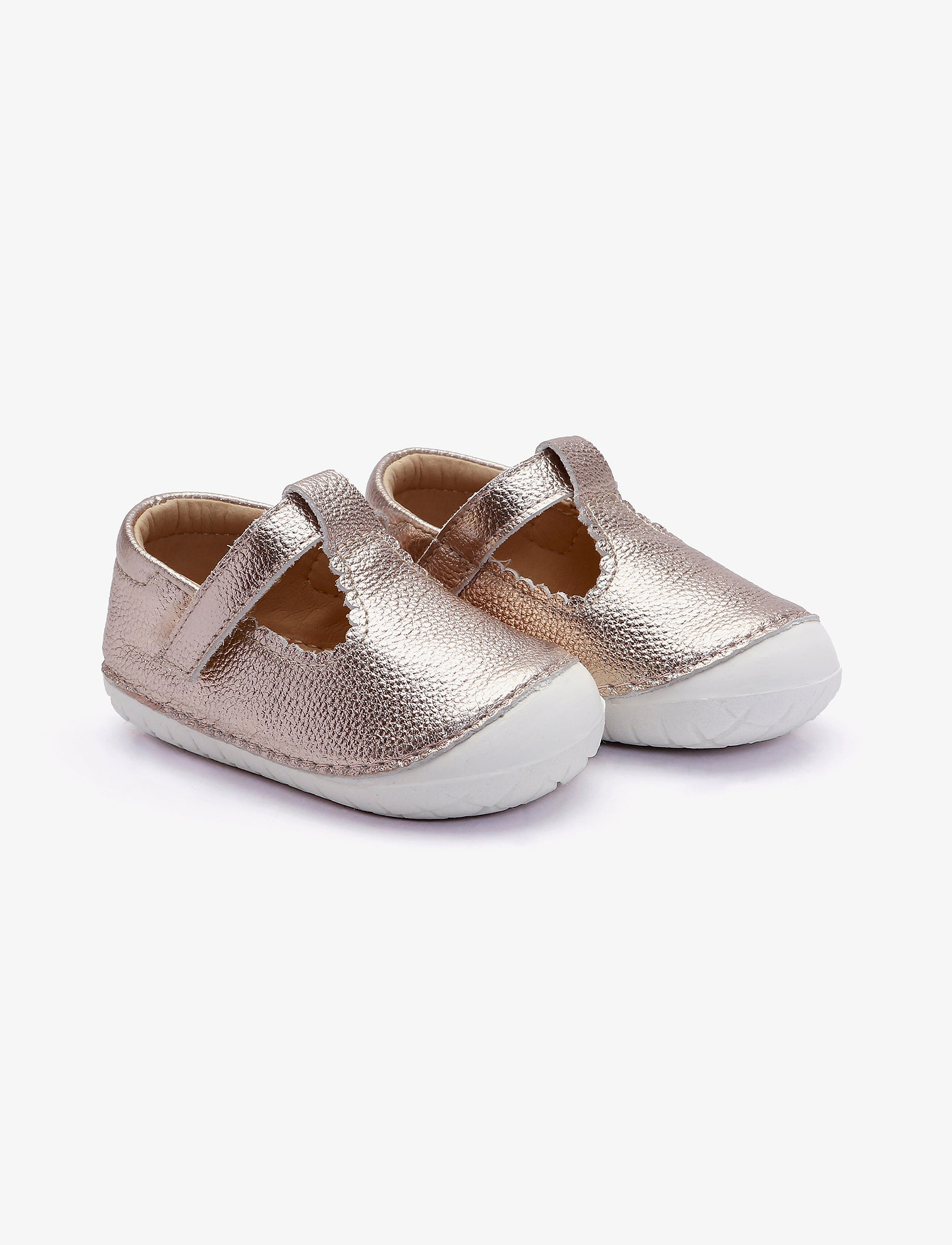 Oldsoles Pave Classic-T - נעלי בובה צעד ראשון אולדסולס לילדים בצבע מטאל ליצ'י