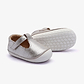 Oldsoles Pave Classic-T - נעלי בובה צעד ראשון אולדסולס לילדים בצבע כסוף סדוק