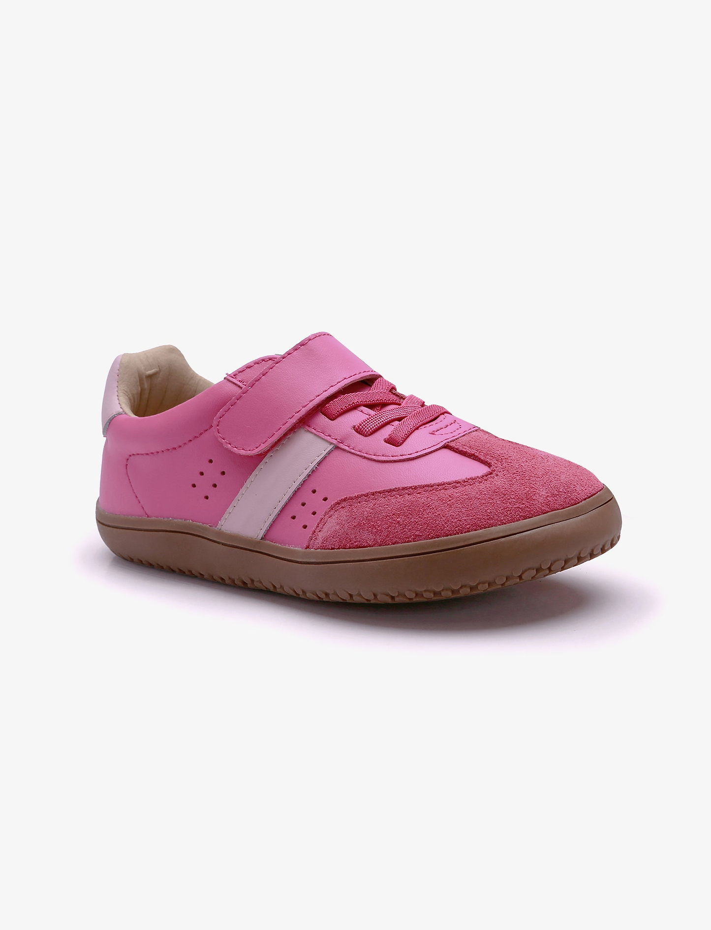 Oldsoles Stylin Barewalk - נעלי סניקרס אולדסולס לילדים בצבע ורוד פוקסיה/ורוד בהיר