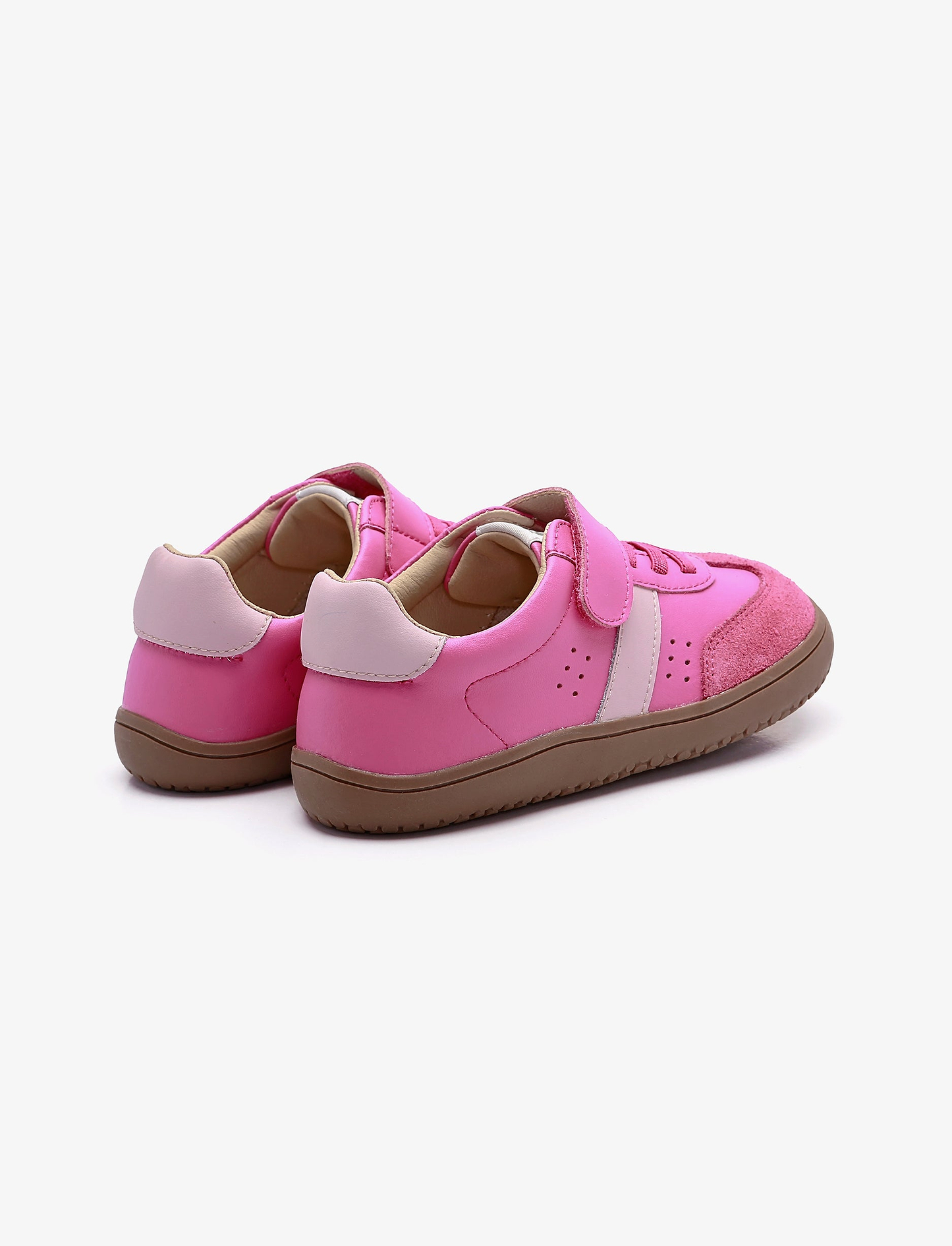 Oldsoles Stylin Barewalk - נעלי סניקרס אולדסולס לילדים בצבע ורוד פוקסיה/ורוד בהיר