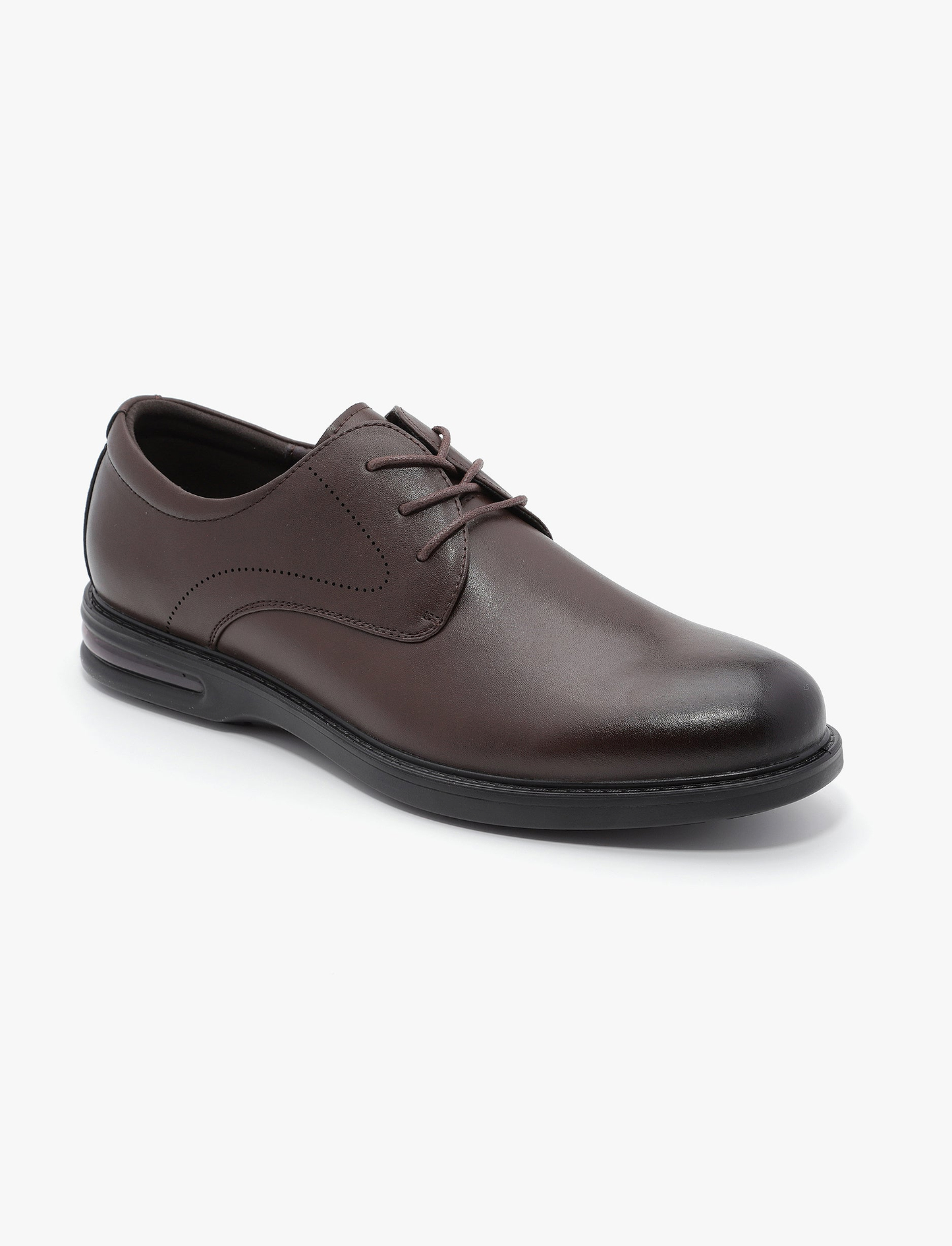 Schultz Parker Lace Up Dress Shoes - נעלי אלגנט שולץ לגברים בצבע חום כהה